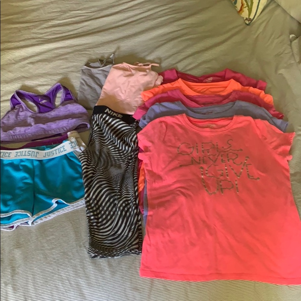 Girls size 10/12 Athletic Lot
